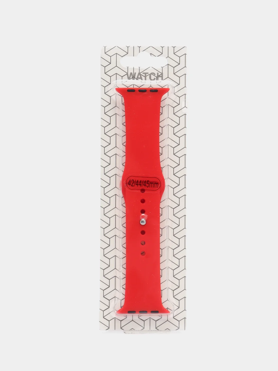 Красный ремешок для Apple Watch, силиконовый