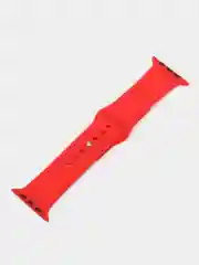 Красный ремешок для Apple Watch, силиконовый