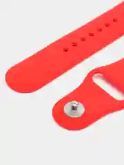 Красный ремешок для Apple Watch, силиконовый