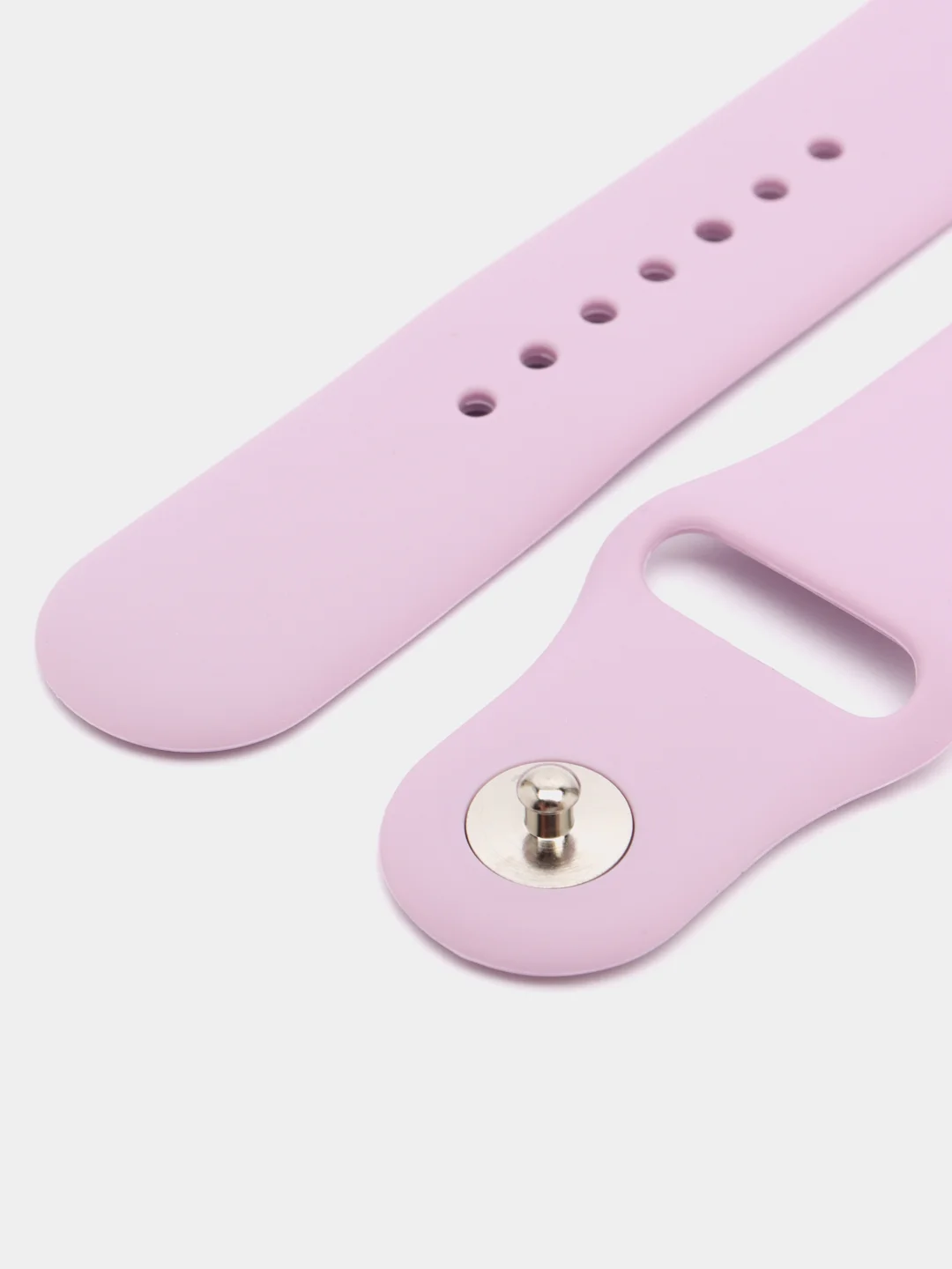 Лавандовый ремешок для Apple Watch, силиконовый