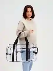 Сумка в роддом прозрачная, водонепроницаемая, 1 шт., черный