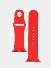 Красный ремешок для Apple Watch, силиконовый