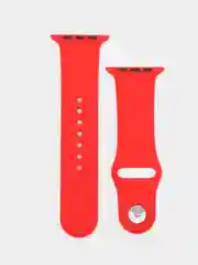 Красный ремешок для Apple Watch, силиконовый