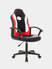 Красный компьютерное игровое геймерское кресло Zombie 11LT, экокожа