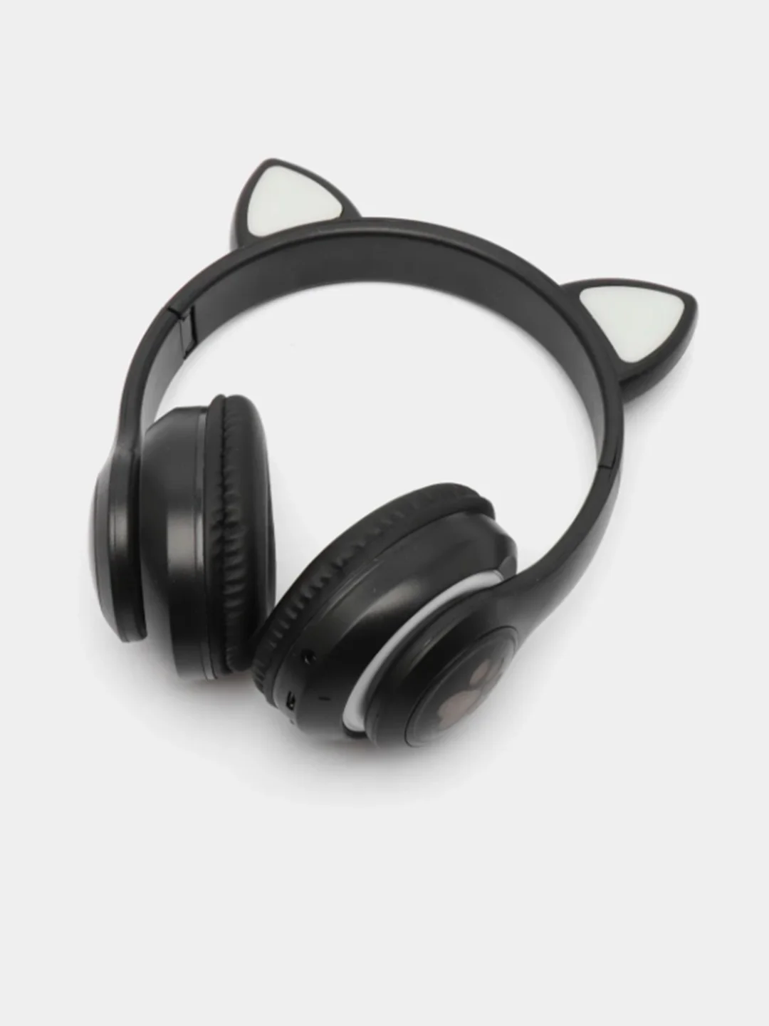 Беспроводные Bluetooth-наушники, с кошачьими светящимися ушками, c Aux кабелем, STN-28