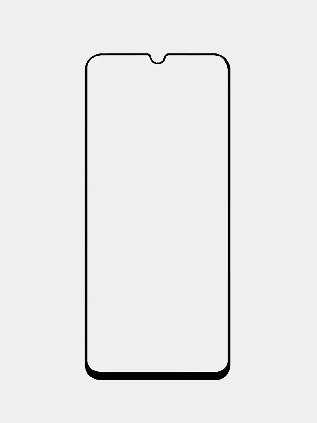 Защитное стекло для Huawei Honor X6, на весь экран