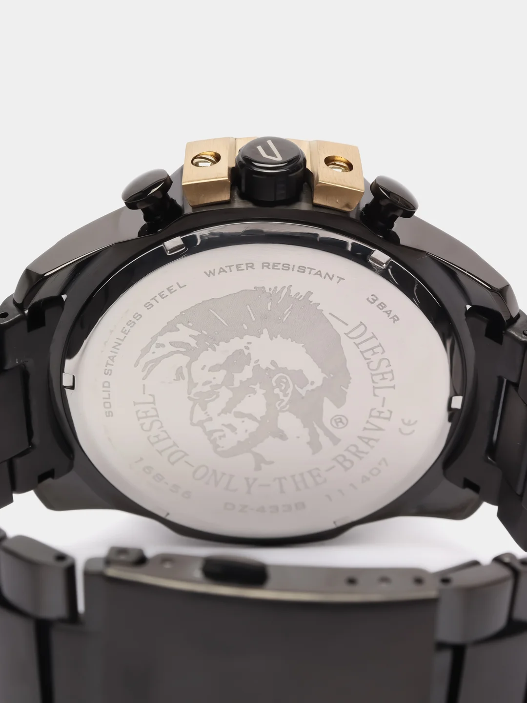 Золотой часы Diesel Mega Chief DZ4318, с хронографом