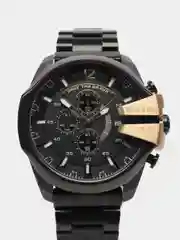 Золотой часы Diesel Mega Chief DZ4318, с хронографом