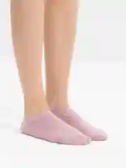 Коралловый однотонные хлопковые носки, подследники , 36-40, хлопок 100%