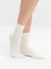 Бежевый хлопковые, однотонные, базовые носки, 36-40