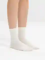 Бежевый хлопковые, однотонные, базовые носки, 36-40