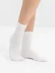 Белый хлопковые, однотонные, базовые носки, 36-40