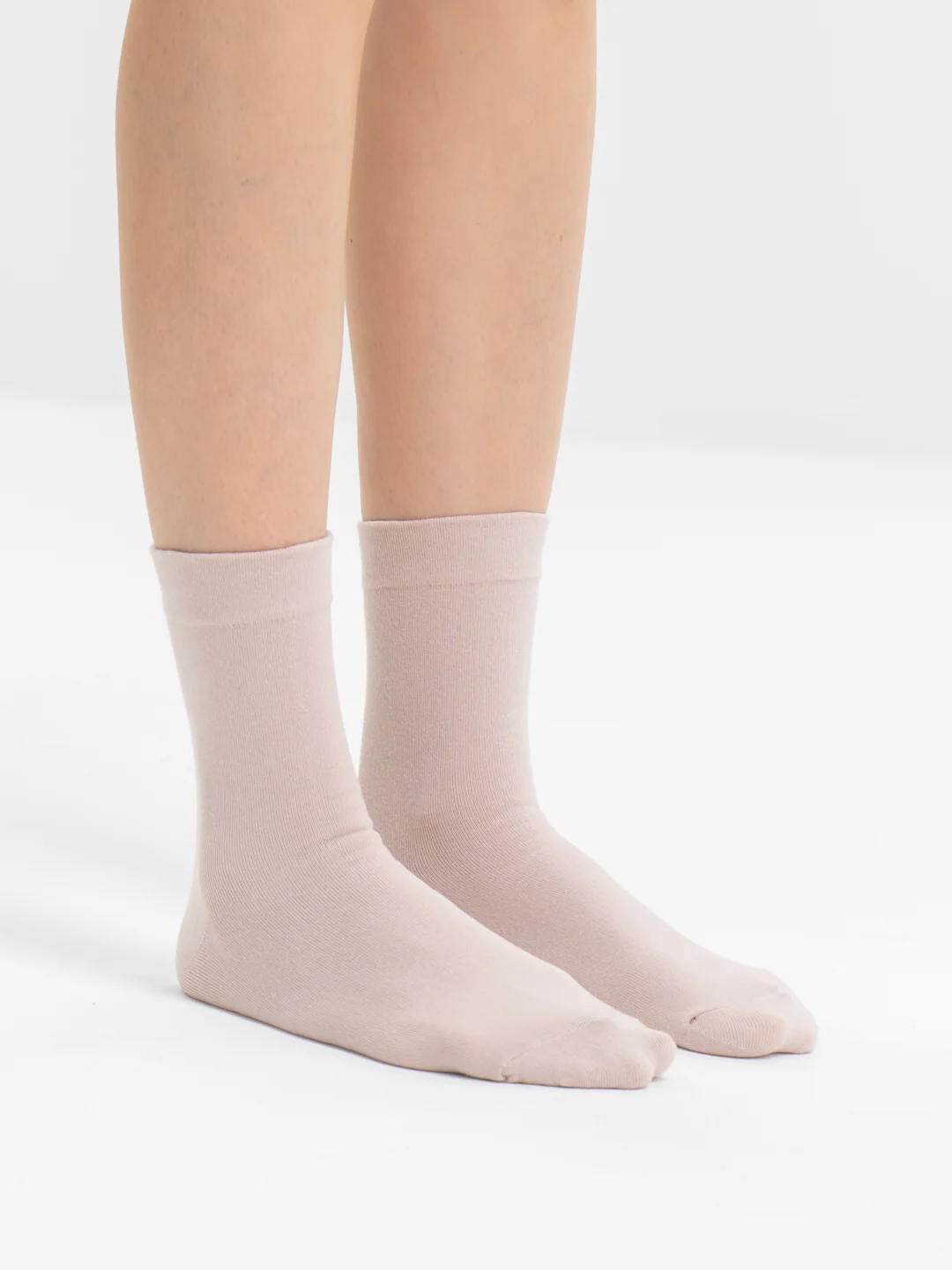 Карамельный хлопковые, однотонные, базовые носки, 36-40