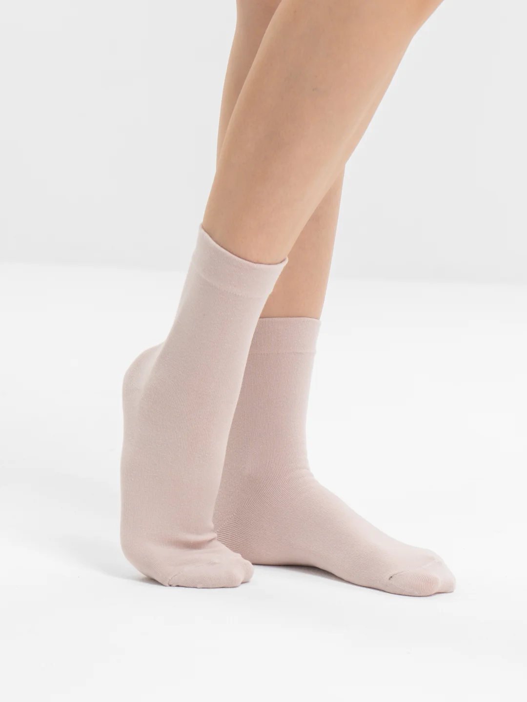 Карамельный хлопковые, однотонные, базовые носки, 36-40