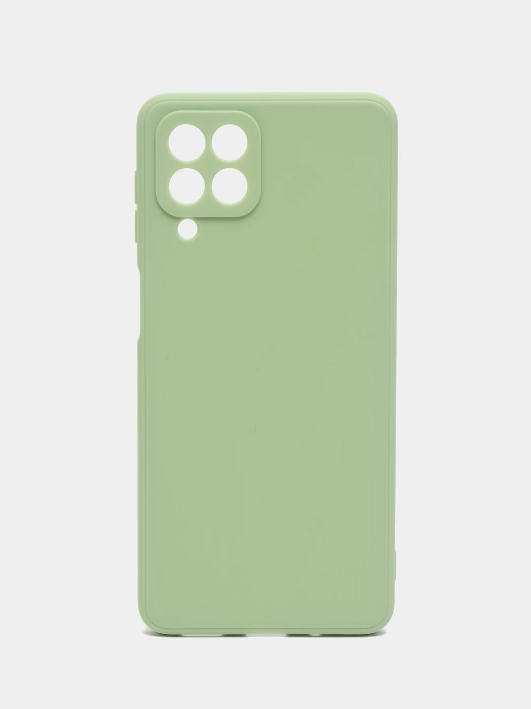 Зеленый чехол для Samsung M53 5G (Самсунг М53), с защитой камеры