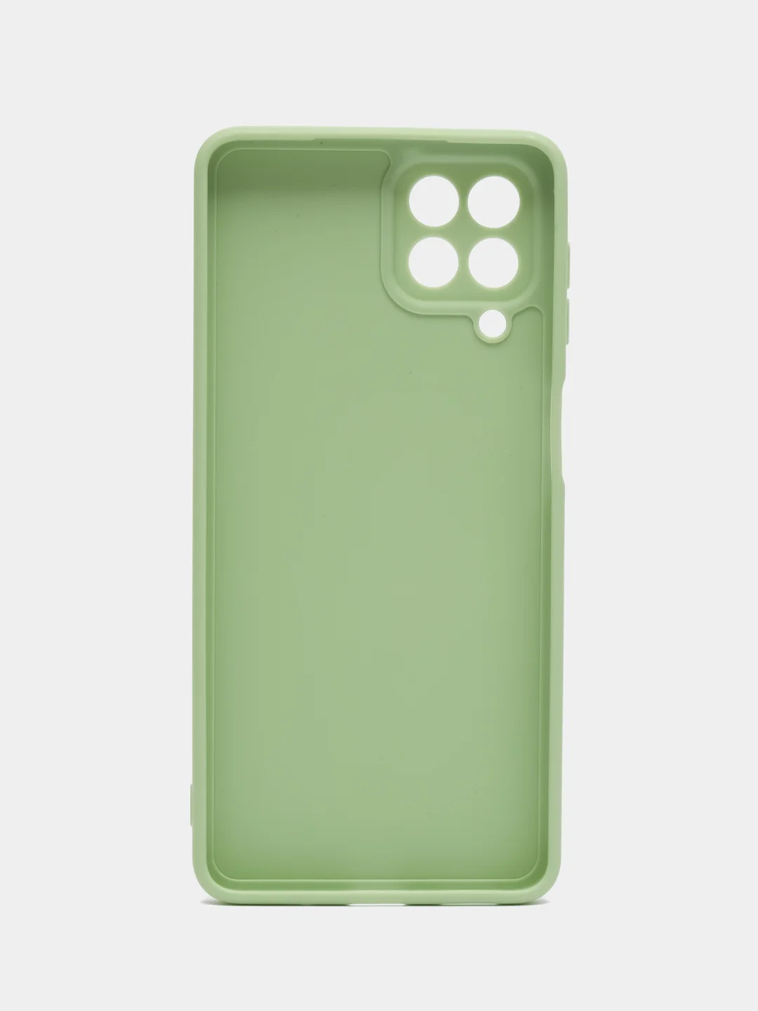 Зеленый чехол для Samsung M53 5G (Самсунг М53), с защитой камеры