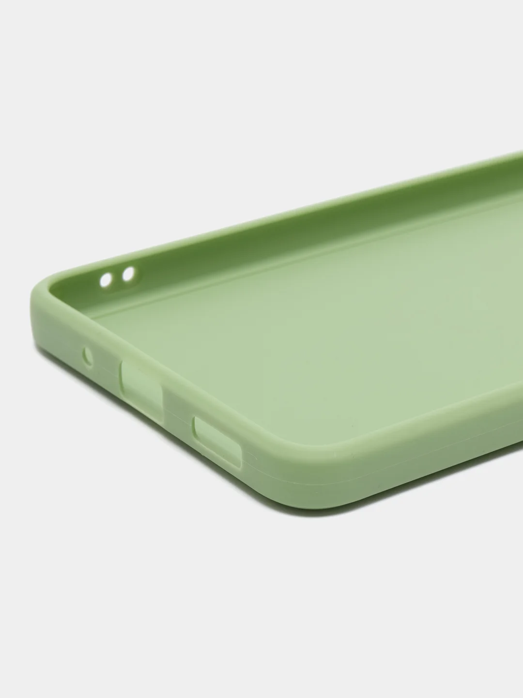 Зеленый чехол для Samsung M53 5G (Самсунг М53), с защитой камеры