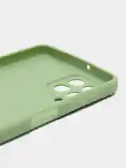 Зеленый чехол для Samsung M53 5G (Самсунг М53), с защитой камеры