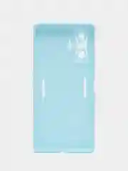 Голубой чехол для Xiaomi Poco F4 GT (Поко Ф4 Джити) силиконовый, черный, матовый, с защитой камеры