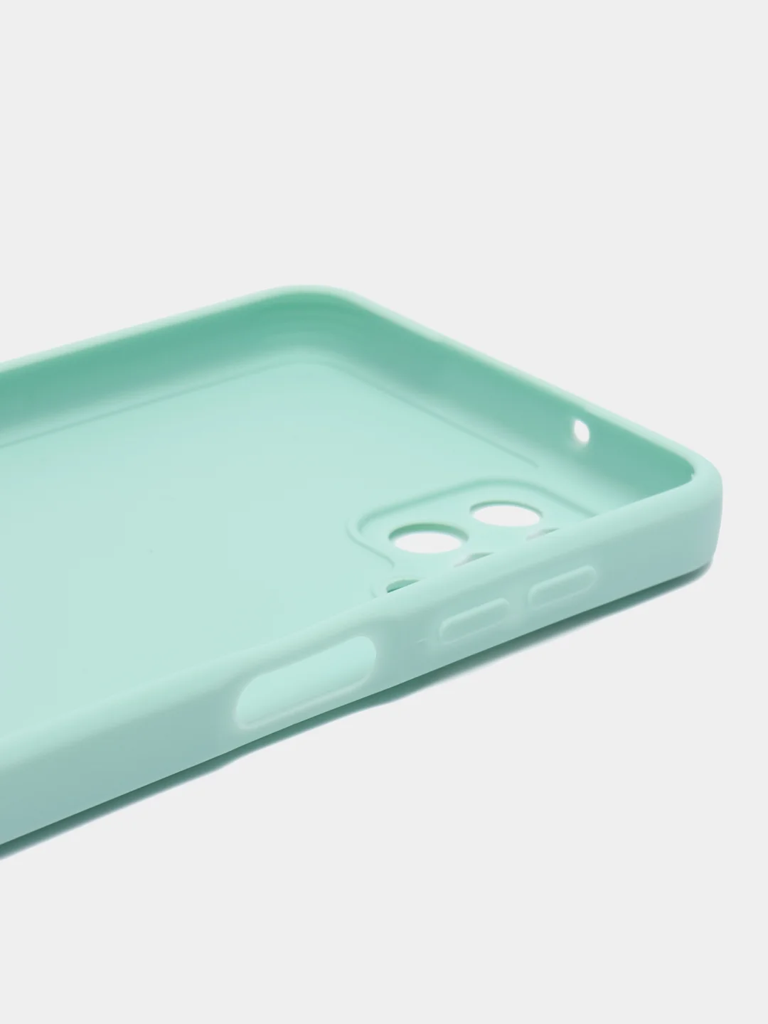 Мятный чехол силиконовый для Samsung Galaxy A12 / M12 ( Самсунг А12 / М12)