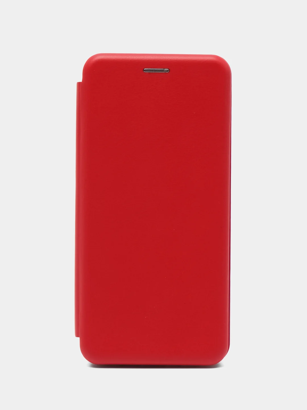 Красный чехол книжка для Samsung Galaxy A 12 / Samsung Galaxy A12 (Самсунг Гэлакси А 12), экокожа