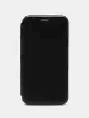Черный чехол-книжка для Huawei Honor 8s (Хонор 8s), Y5 2019, из экокожи