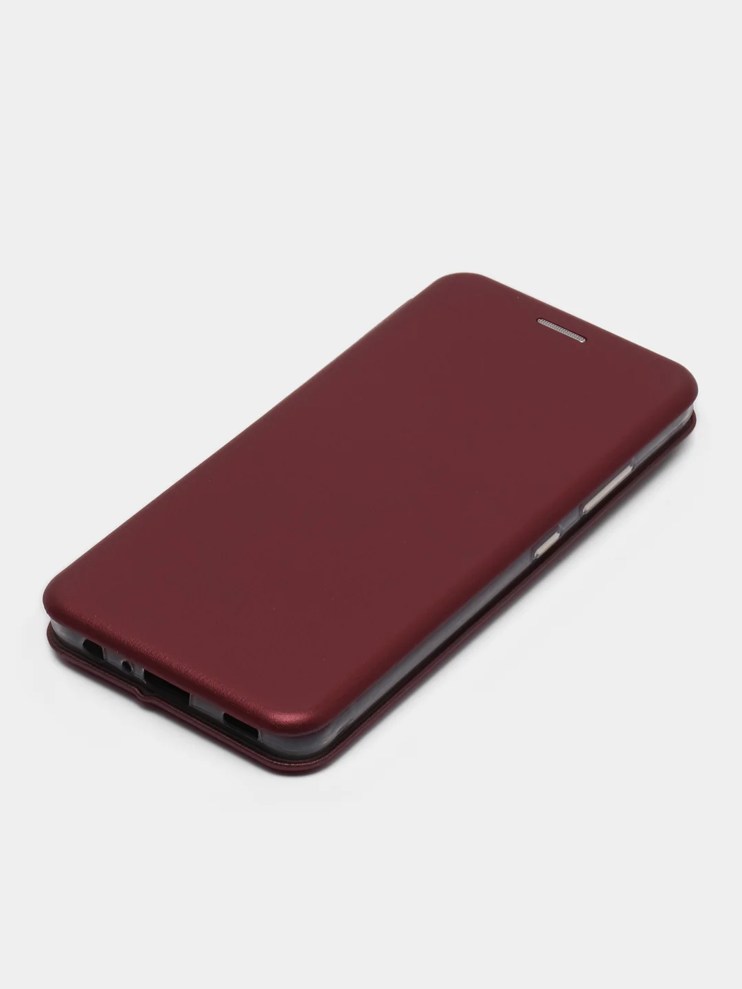 Бордовый чехол-книжка для Samsung Galaxy A 32 (Самсунг А 32), A32 экокожа