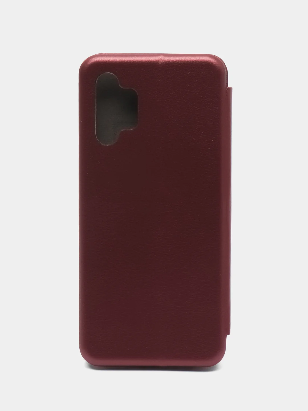 Бордовый чехол-книжка для Samsung Galaxy A 32 (Самсунг А 32), A32 экокожа