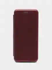 Бордовый чехол-книжка для Samsung Galaxy A 32 (Самсунг А 32), A32 экокожа