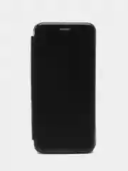 Черный чехол-книжка для Samsung Galaxy A 50 (Самсунг А 50), A50 экокожа