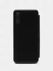 Черный чехол-книжка для Samsung Galaxy A 50 (Самсунг А 50), A50 экокожа