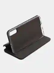 Черный чехол-книжка для Samsung Galaxy A 50 (Самсунг А 50), A50 экокожа