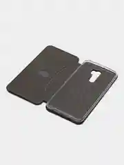 Черный чехол-книжка для Xiaomi Redmi 9 (Редми 9), экокожа