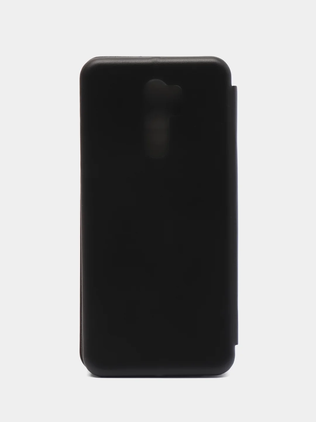 Черный чехол-книжка для Xiaomi Redmi 9 (Редми 9), экокожа