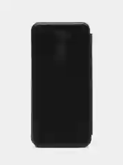 Черный чехол-книжка для Xiaomi Redmi 9 (Редми 9), экокожа