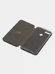 Темно-синий чехол книжка для Huawei Honor 7A Pro (Хонор 7А Про), Y6 2018, экокожа