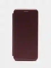 Бордовый чехол-книжка для Realme 8 5G (Реалми 8 5G), из экокожи