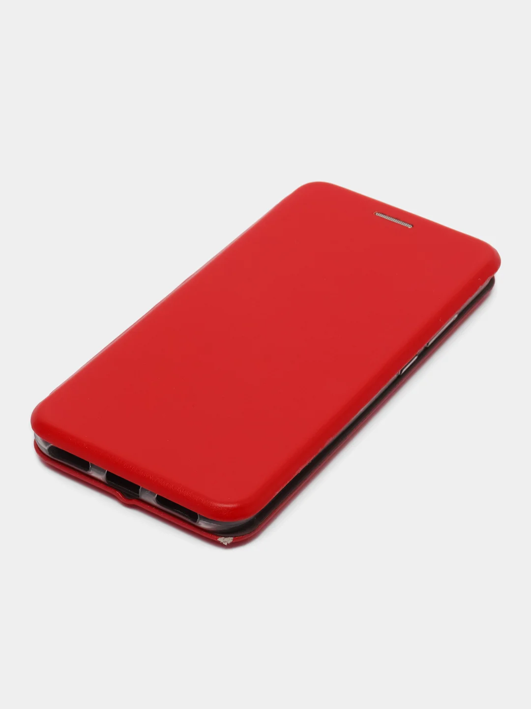 Красный чехол-книжка для Huawei Honor 8A (Хуавей Хонор 8 А), 8A Prime, Y6 2019, Y6s, , из экокожи