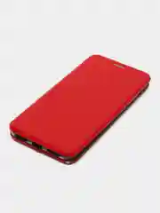Красный чехол-книжка для Huawei Honor 8A (Хуавей Хонор 8 А), 8A Prime, Y6 2019, Y6s, , из экокожи