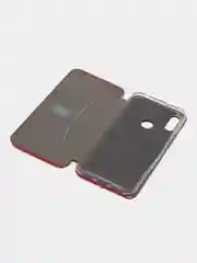 Красный чехол-книжка для Huawei Honor 8A (Хуавей Хонор 8 А), 8A Prime, Y6 2019, Y6s, , из экокожи
