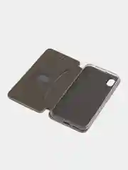 Золотой чехол-книжка для Huawei Honor 8s (Хонор 8s), Y5 2019, из экокожи