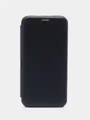 Темно-синий чехол-книжка для Huawei Honor 8A (Хуавей Хонор 8 А), 8A Prime, Y6 2019, Y6s, , из экокожи