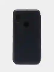 Темно-синий чехол-книжка для Huawei Honor 8A (Хуавей Хонор 8 А), 8A Prime, Y6 2019, Y6s, , из экокожи