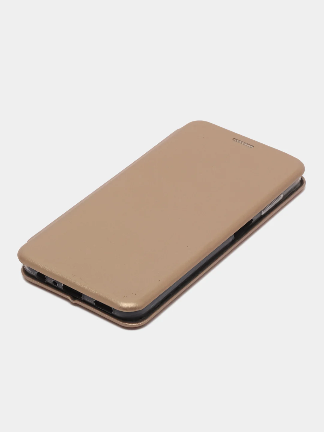 Золотой чехол книжка для Samsung Galaxy A 13 (Самсунг Гэлакси А 13), из экокожи