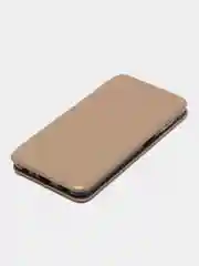 Золотой чехол книжка для Samsung Galaxy A 13 (Самсунг Гэлакси А 13), из экокожи