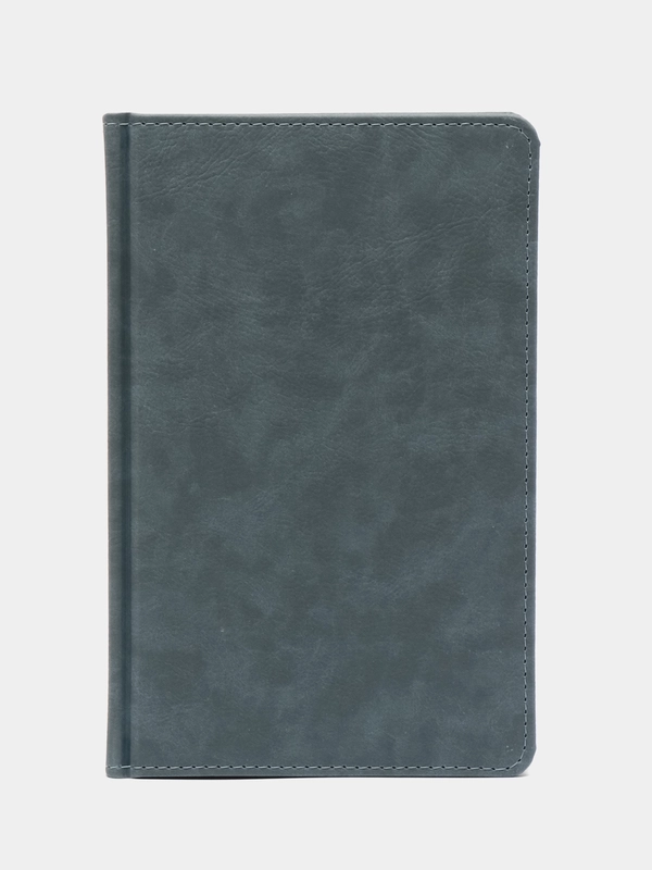 Ежедневник Brauberg "Status", А5, под кожу, серо-голубой, 160 листов, 138 х 213 мм