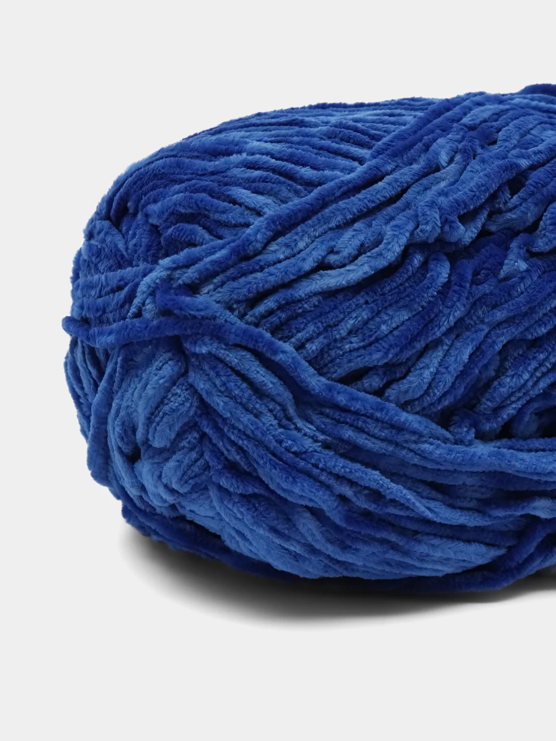 Синий пряжа плюшевая YarnArt Velour, 100 г, 170 м (Пряжа Велюровая)