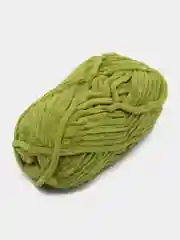 Оливковый пряжа плюшевая Alize Velluto, микрополиэстер, 100 г, 68 м