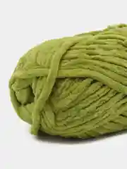 Оливковый пряжа плюшевая Alize Velluto, микрополиэстер, 100 г, 68 м
