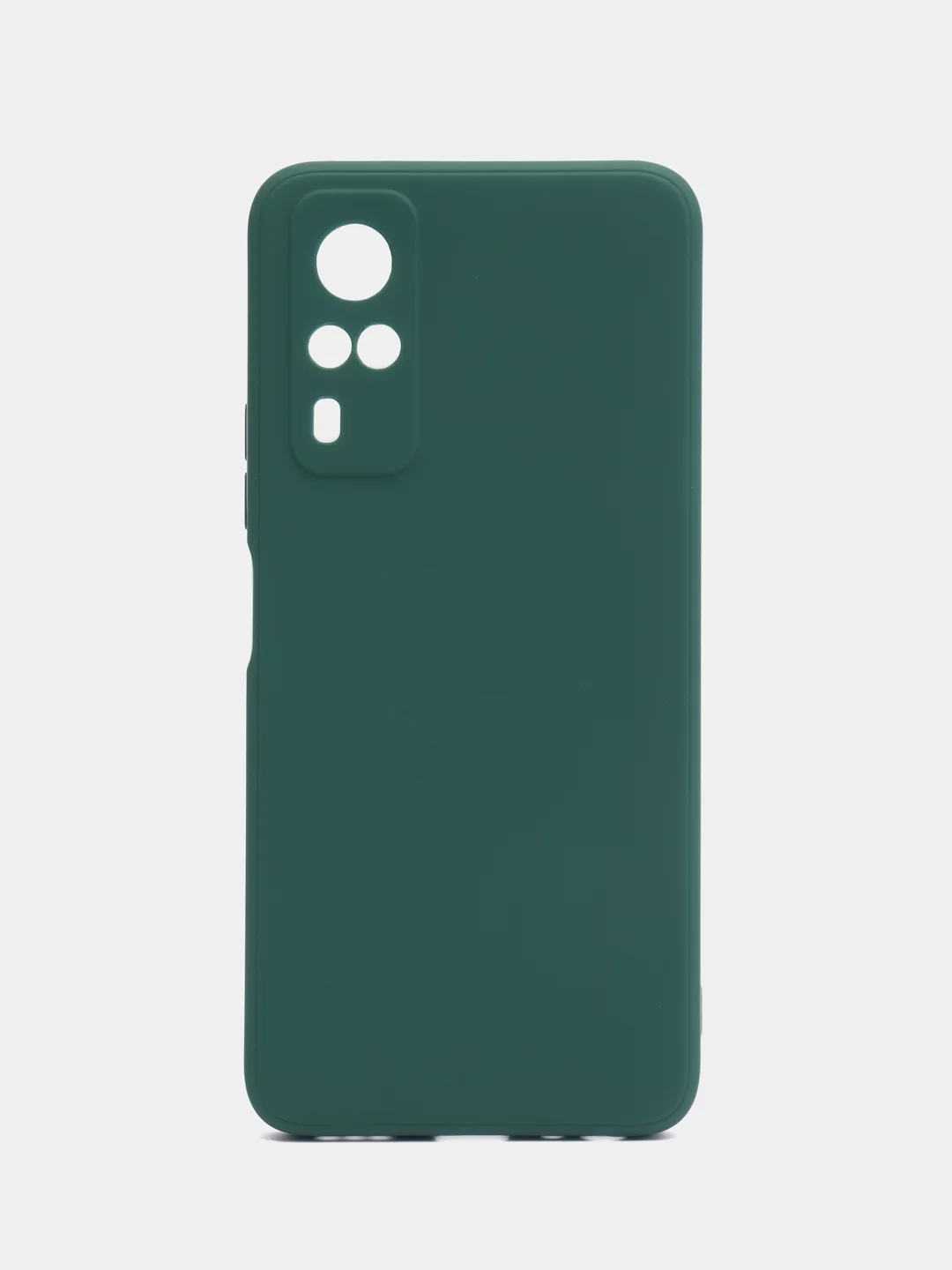 Тёмно-зелёный чехол для Vivo Y31/Y53S 4G/Y51 2020/2021 (Виво У31/У53С 4Г/У51 2020/2021), силиконовый
